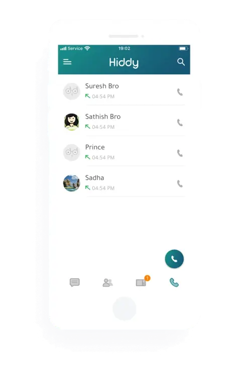 Клон Whatsapp, Telegram - " HIDDY" v. 2.3
