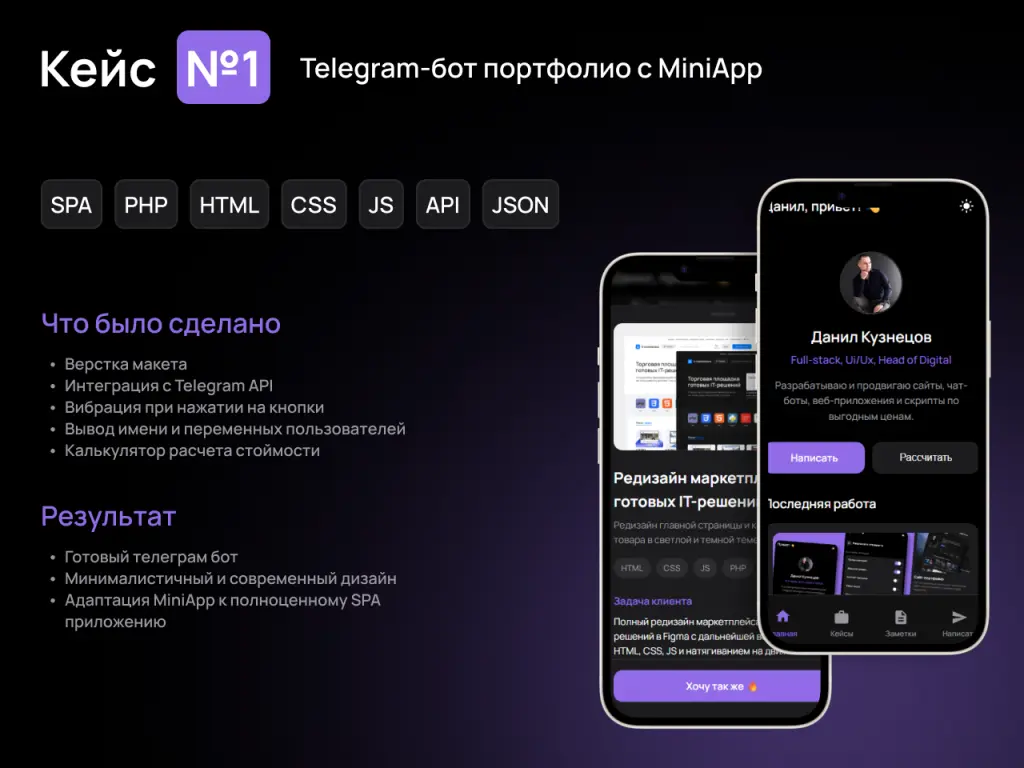Разработка ботов в Telegram и MAX с MiniApp